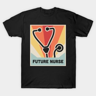 Vintage FUTURE NURSE | Nursing School Poster T-Shirt